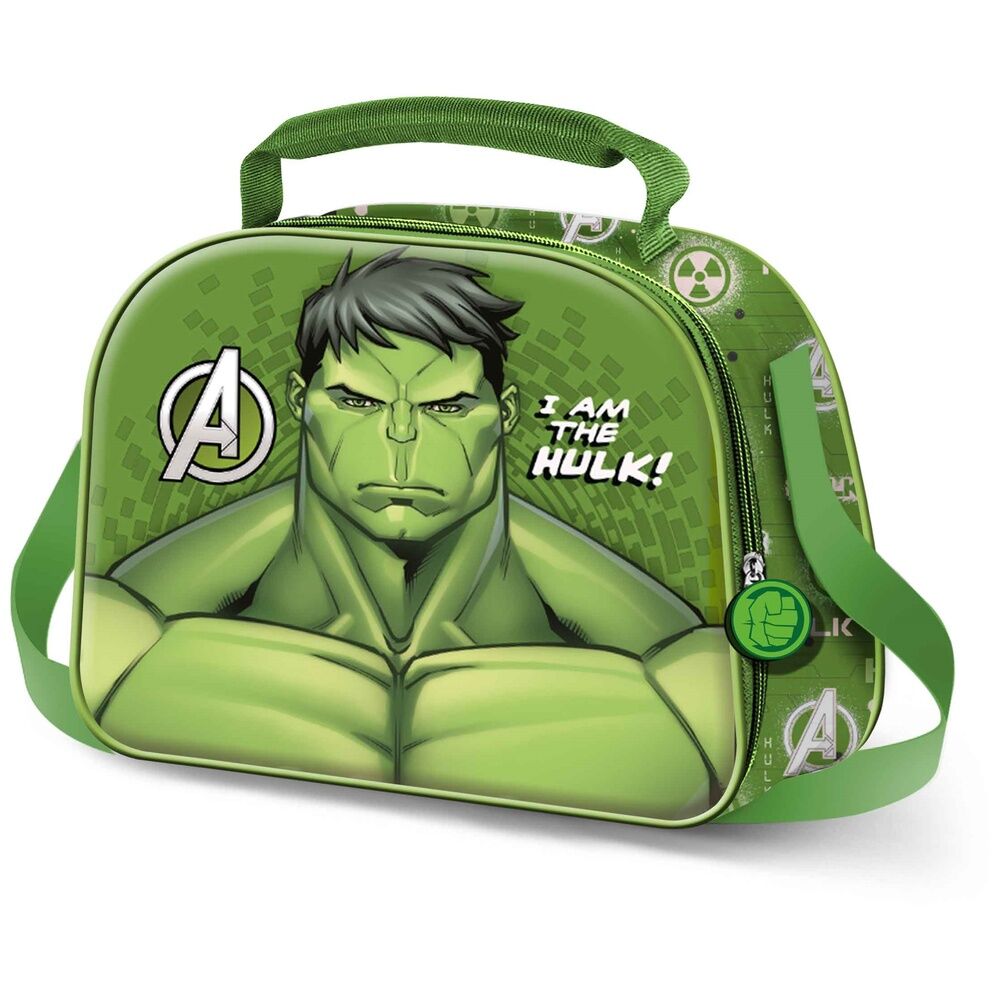 Marvel Hulk Rage 3D lunch bag