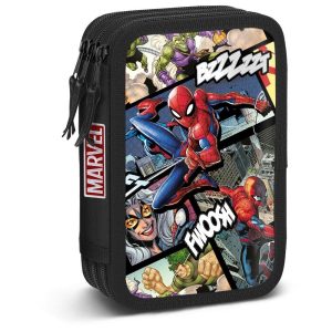 Marvel Spiderman Panels triple pencil case