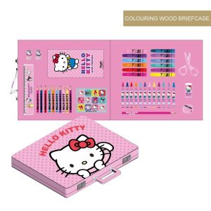 Hello Kitty colouring stationery case