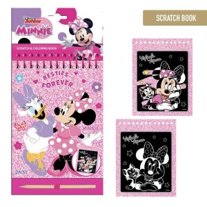 Disney Minnie scratch stationery set