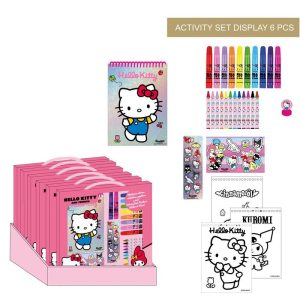 Hello Kitty colouring stationery set