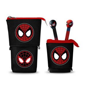 Marvel Spiderman Pencil case + 2 erasable pens