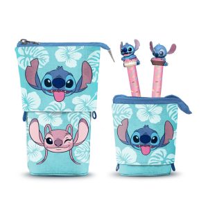Disney Stitch Pencil case + 2 erasable pens