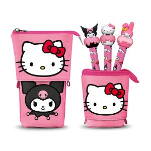 Hello Kitty Pencil case + 3 erasable pens