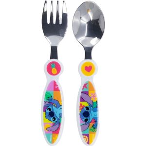 Disney Stitch Set 2 metal cutlery