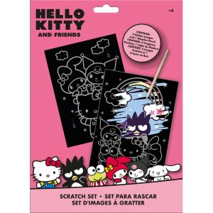 Hello Kitty and Friends Scratch stationery set