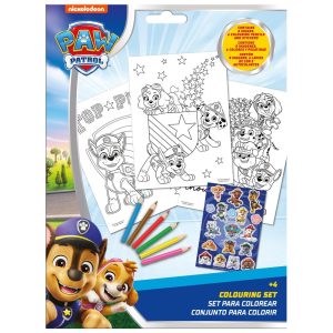 Paw Patrol Sticker Colouring set