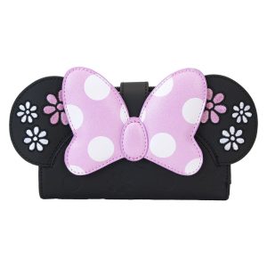 Loungefly Disney Minnie Floral Rock the Dots wallet