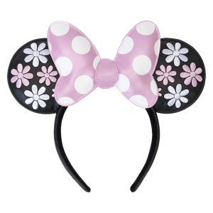 Loungefly Disney Minnie Floral Rock the Dots ear headband