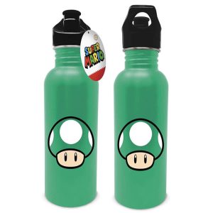 Super Mario Bros Green Mushroom Stainless steel bottle