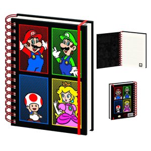 Super Mario Bros A5 notebook