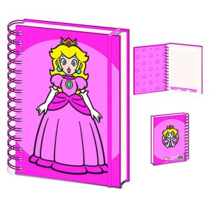 Super Mario Bros Peach A5 notebook