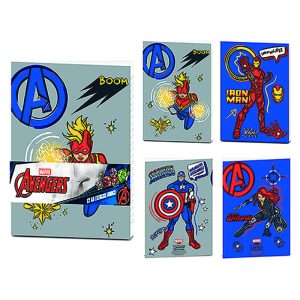 Marvel Avengers A5 2 Workbooks set