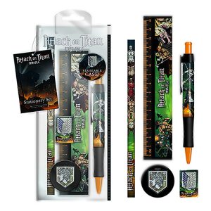 Attack on Titan stationary set