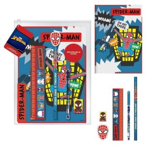 Marvel Spiderman Stationery set with notebook