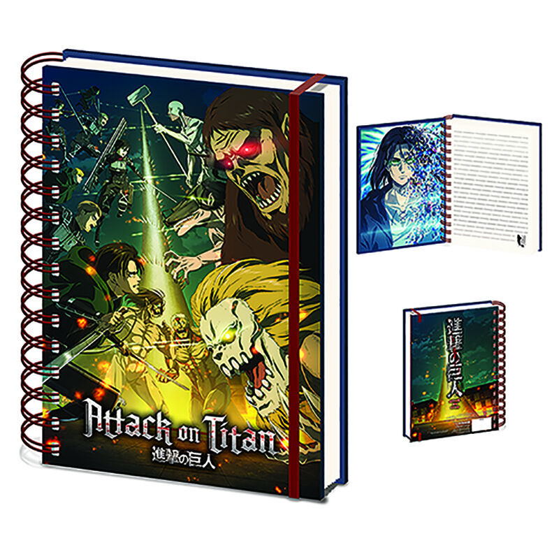 Attack on Titan A5 notebook