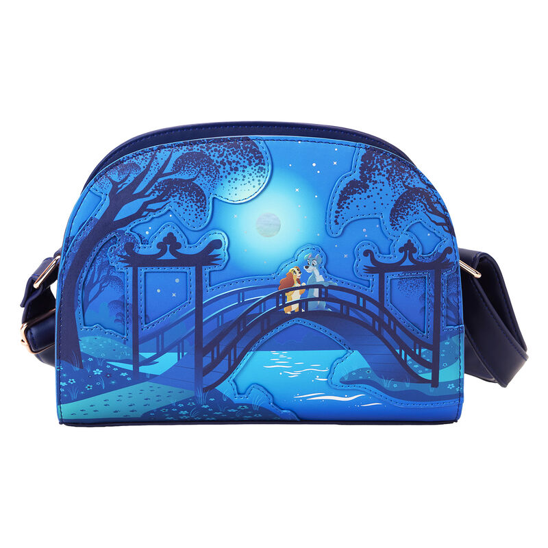 Loungefly Disney The Lady and the Tramp 70th Anniversary shoulder bag