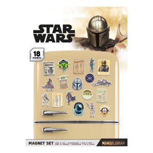 Star Wars The Mandalorian Bounty Hunter magnets set