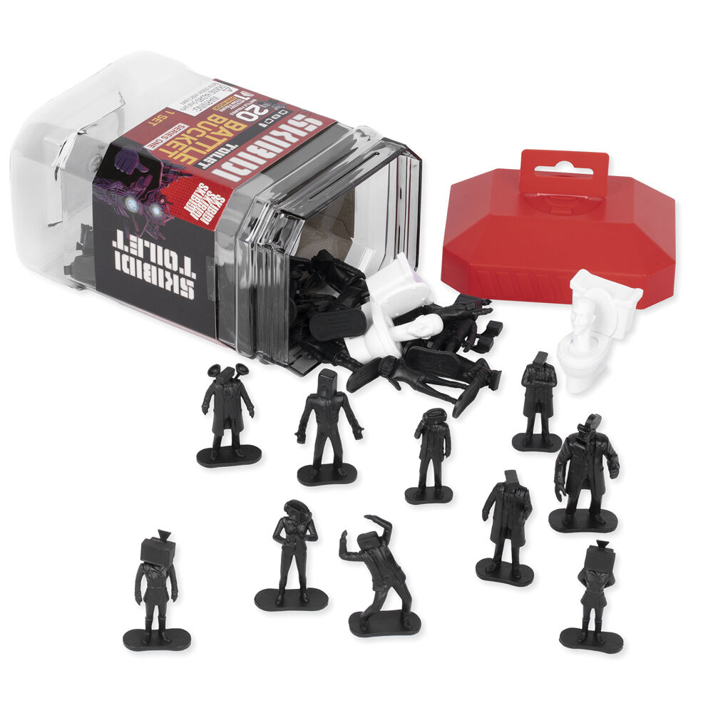 Skibidi Toilet Battle Bucket 20 figures