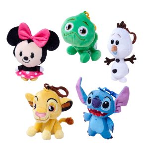 Disney Cutie assorted plush keychain 10cm