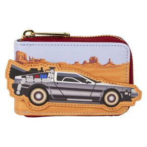 Loungefly Back to the Future 40th Anniversary Delorean Accordion card holder