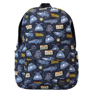 Loungefly Back to the Future 40th Anniversary nylon backpack 44cm