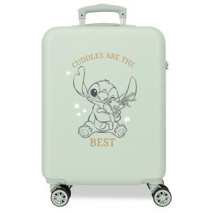 Disney Stitch Cuddles Are the Best ABS trolley suitcase 55cm