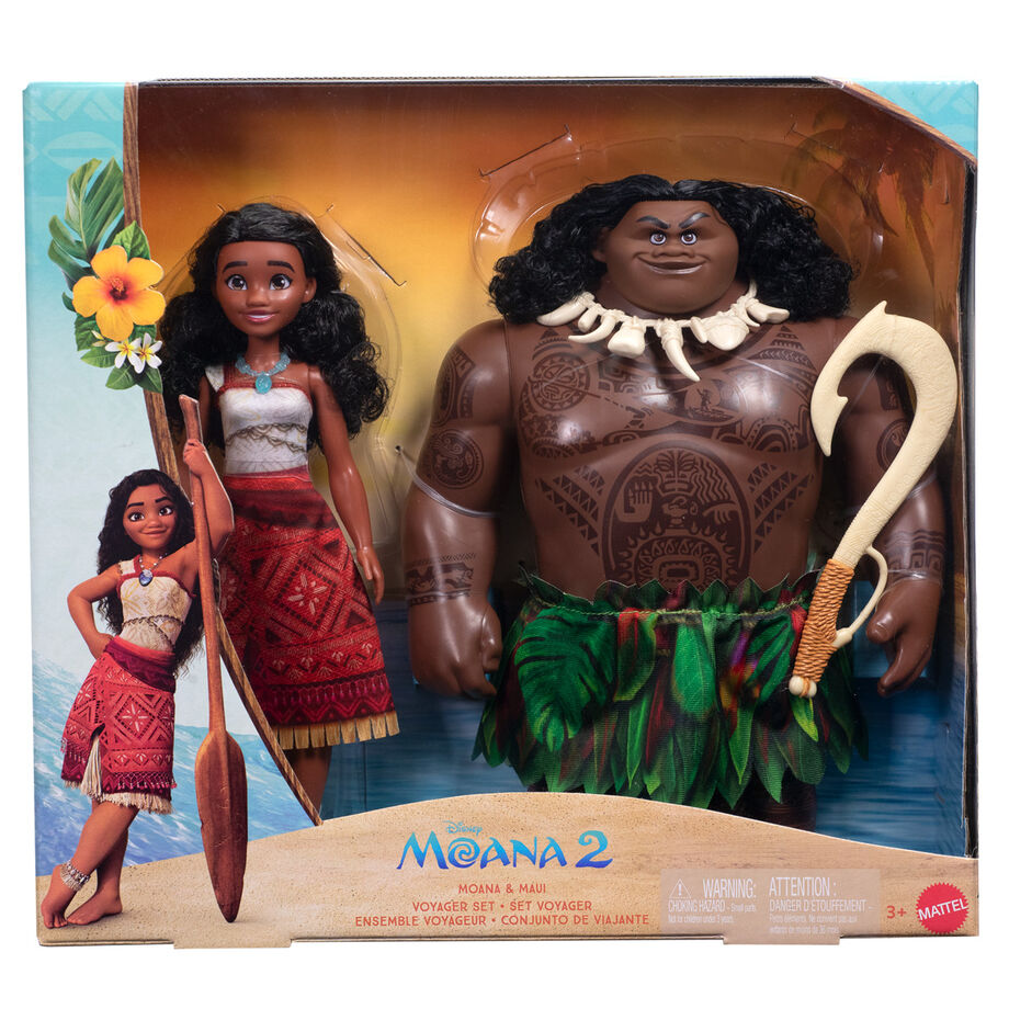 Disney Vaiana Moana 2 Maui & Vaiana blister 2 dolls