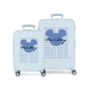 Disney Have a Good Time Mickey ABS pack 2 trolley suitcases