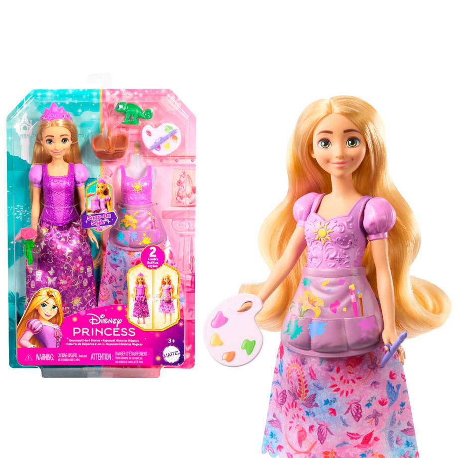 Disney Princess Rapunzel 2 in 1 stories doll