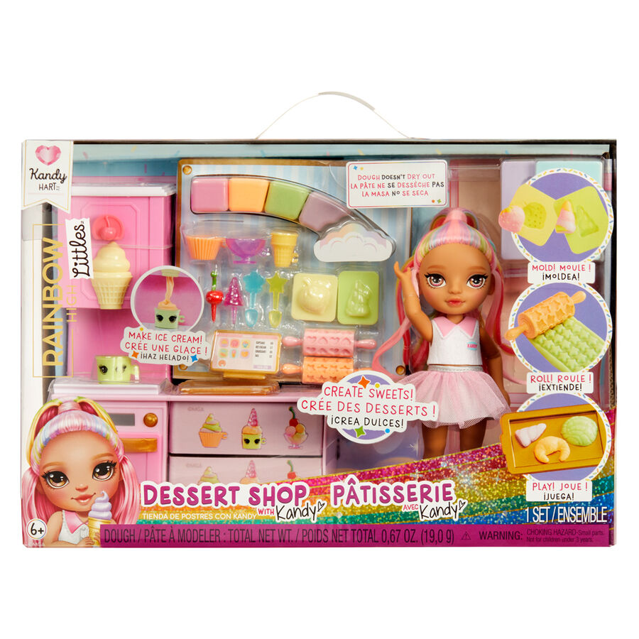Rainbow High Little Dessert Shop with Kandy playset + doll