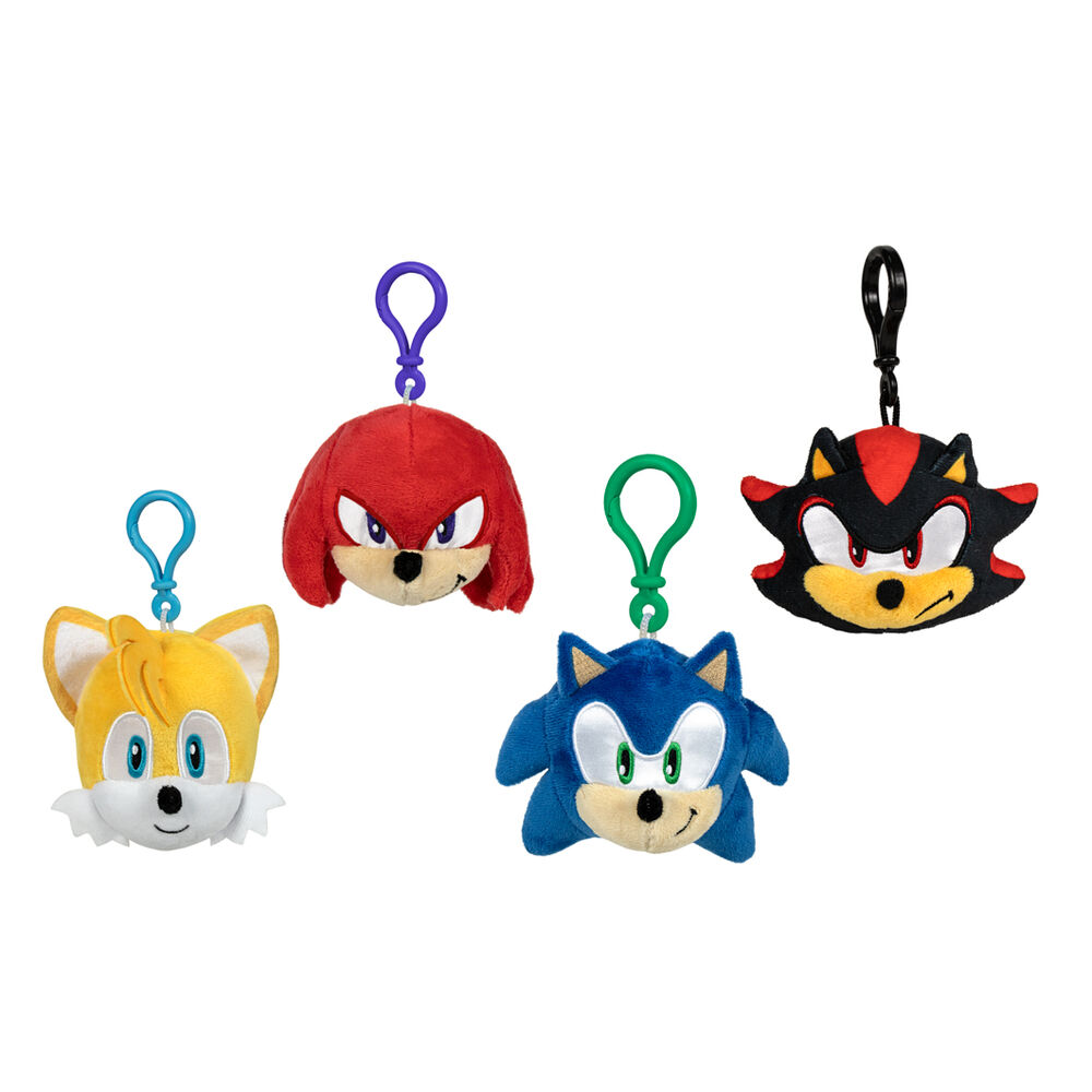 Sonic the Hedgehog assorted plush keychain 10cm