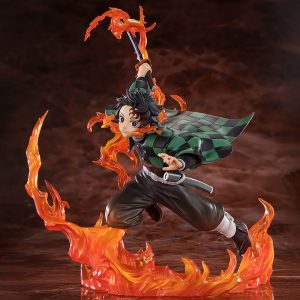 Demon Slayer Kimetsu no Yaiba Tanjiro Kamado Kyojuro Rengokus Sword Guard figure 19,5cm