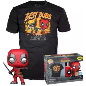 Set figure POP & Tee Marvel Deadpool & Wolverine