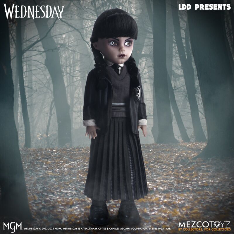 Living Dolls Wednesday Uniform doll 25,5cm