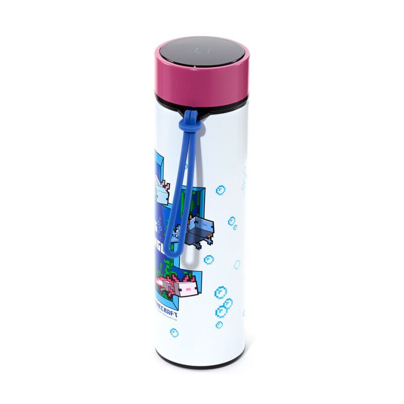 Minecraft Axolotl thermos stainless steel bottle thermometer 450ml - Image 7