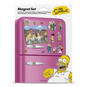 The Simpsons Moe's Tavern Die-cut magnet set