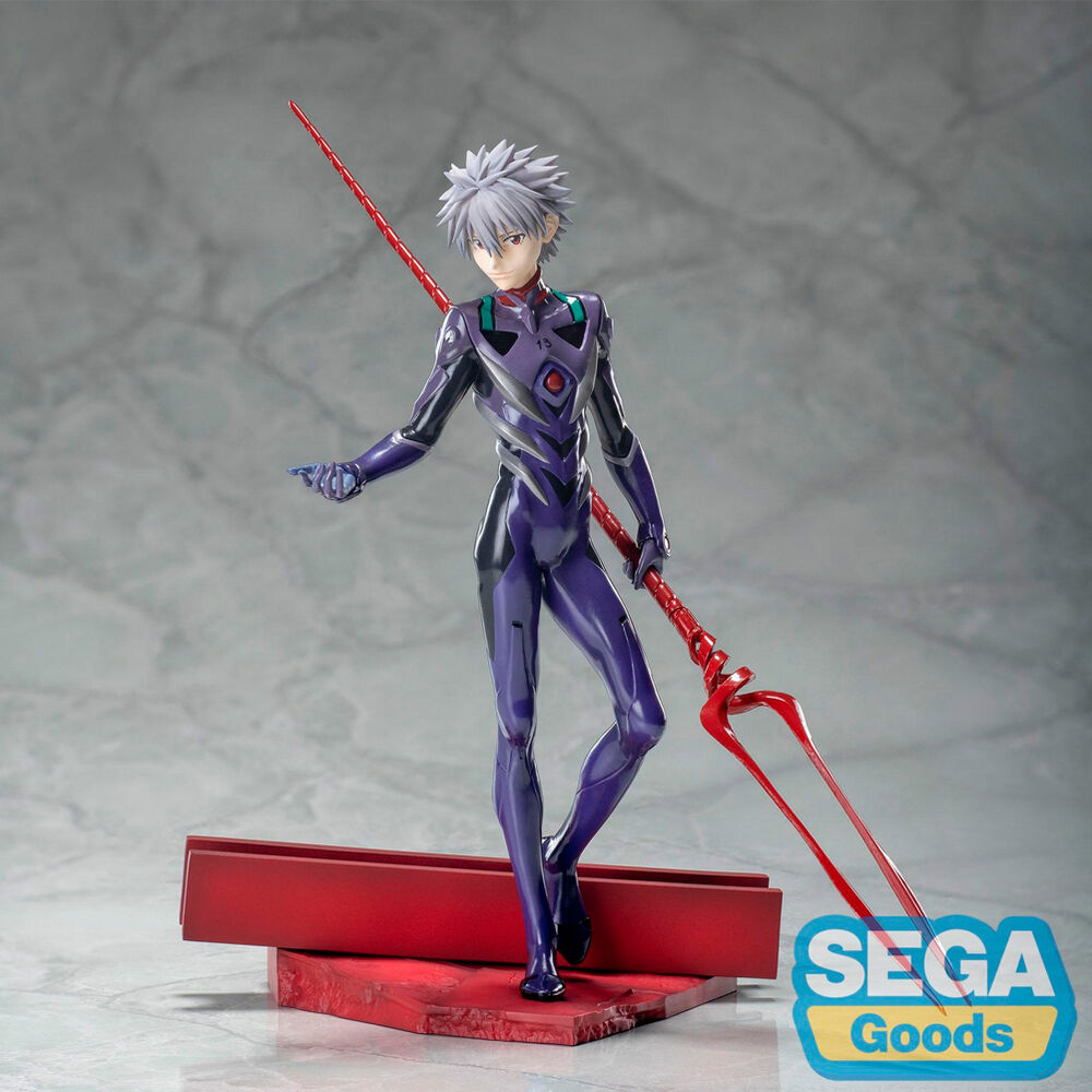 Evangelion 3.0 + 1.0 Thrice Upon a Time Kaworu Nagisa X Spear of Longinus Luminasta figure 21cm