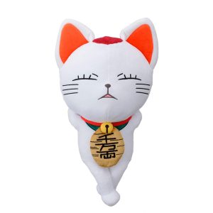Dandadan Turbo Granny Beckoning Cat plush toy 35cm