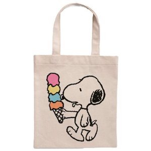 Peanuts Snoopy Ice Cream shopping bag