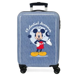 Disney Mickey Dreamer Denim ABS trolley suitcase 55cm