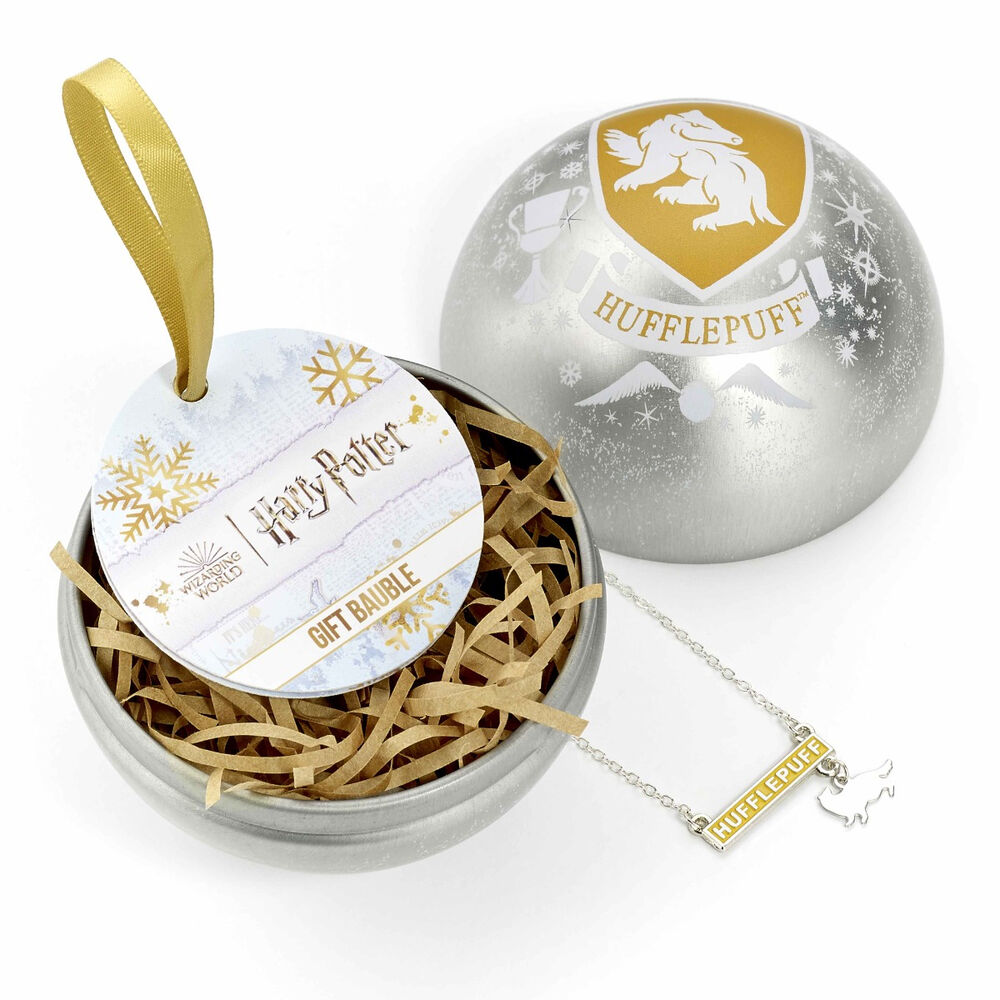Harry Potter Hufflepuff Necklace + Christmas ball