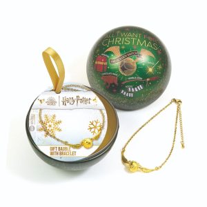 Harry Potter Golden Snitch bracelet + Christmas ball