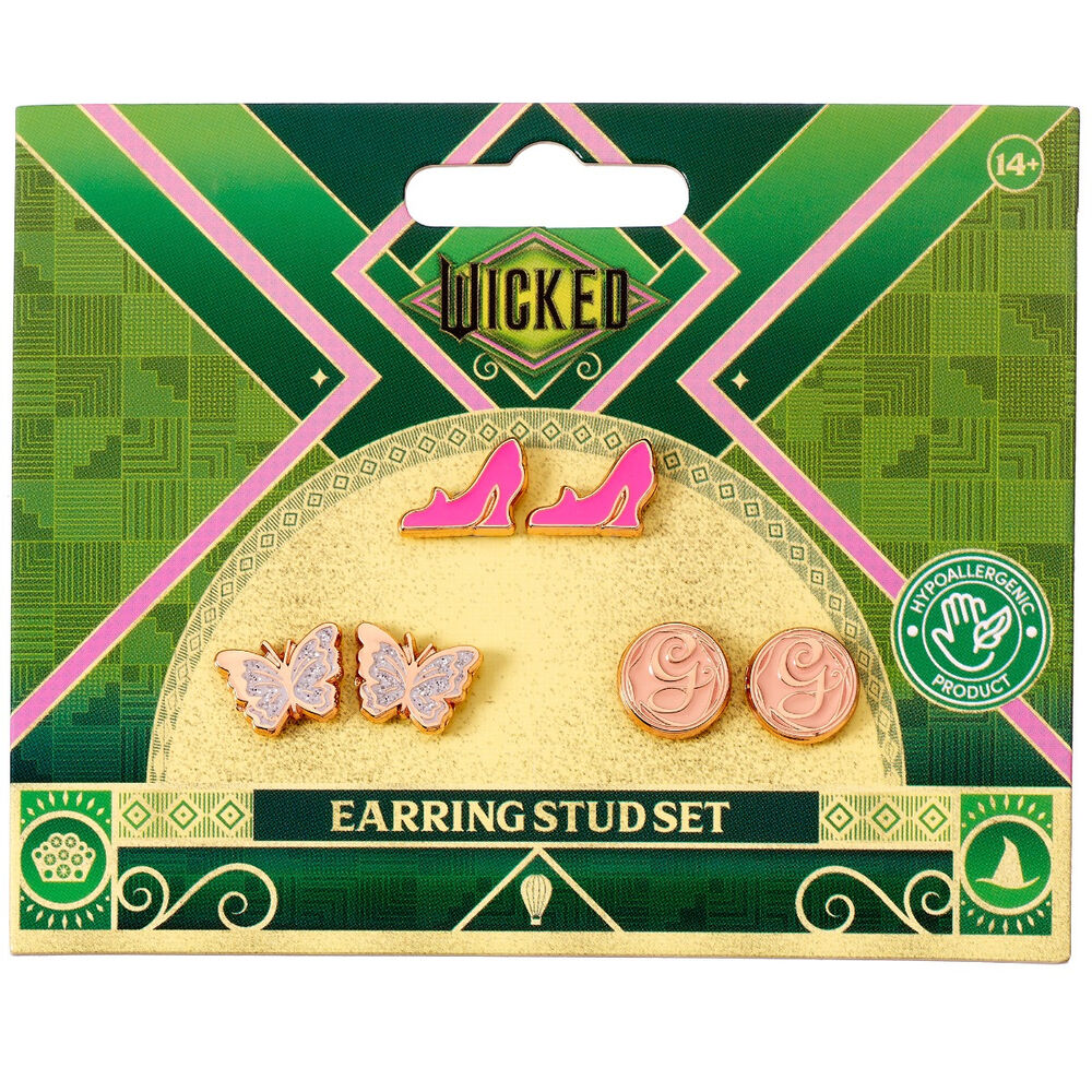 Wicked Set of 3 pairs of earrings