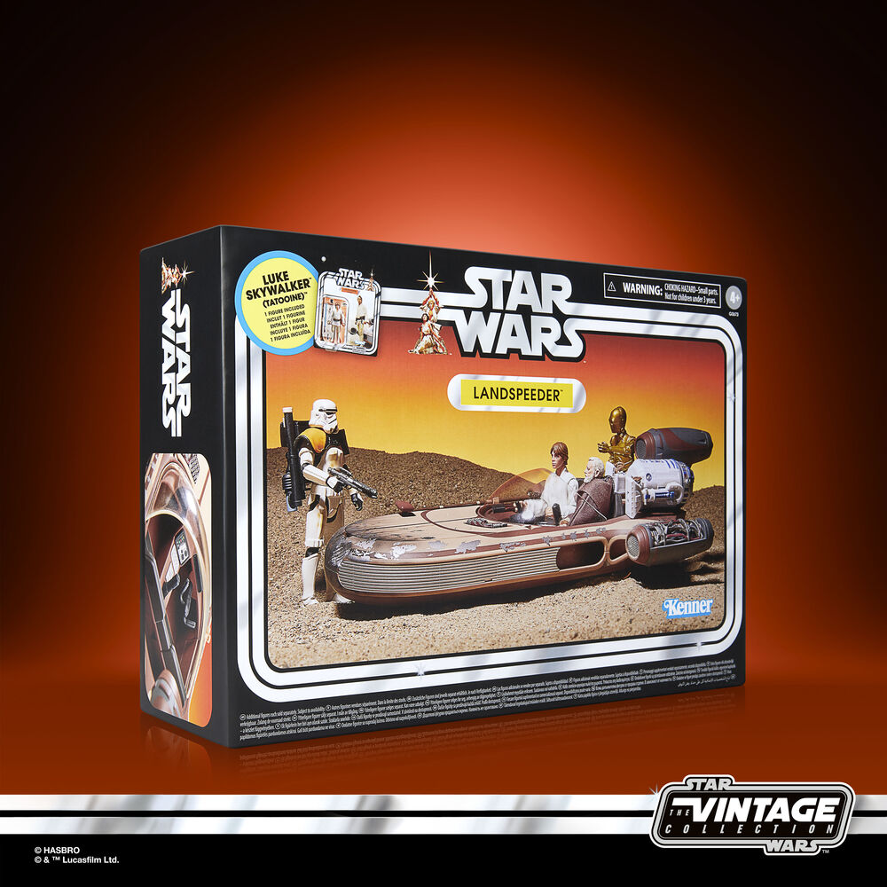 Star Wars Landspeeder + Luke Skywalker figure - Image 4