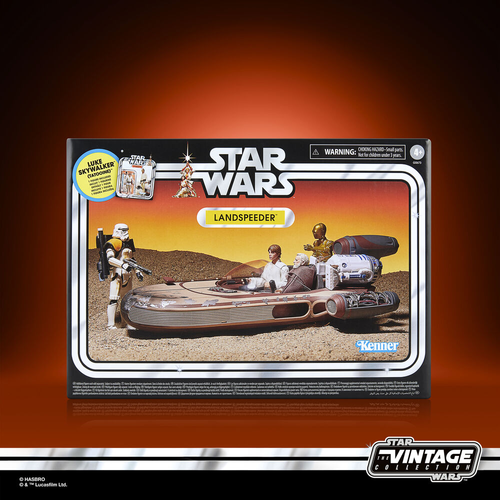 Star Wars Landspeeder + Luke Skywalker figure - Image 2