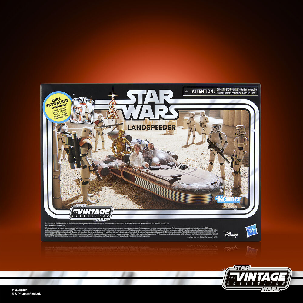 Star Wars Landspeeder + Luke Skywalker figure - Image 6