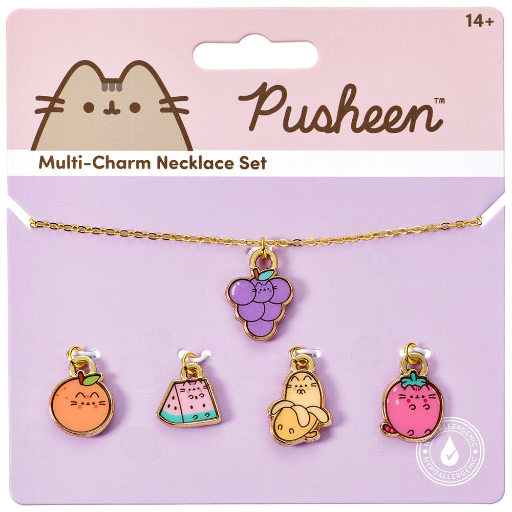 Pusheen Fruits necklace + charms