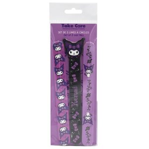 Hello Kitty Kuromi set 3 nail files