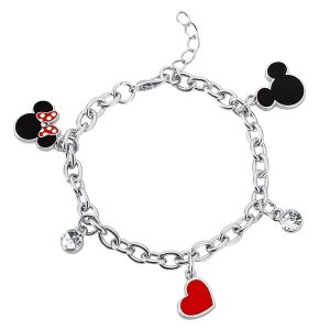 Disney Mickey & Minnie charm bracelet